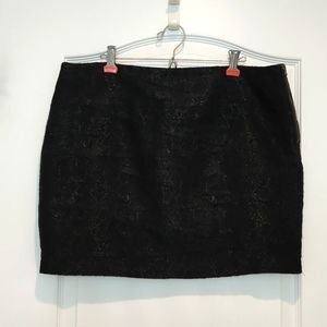 Dalia Collection size 14 black mini skirt